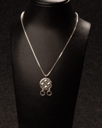 Ceabetbáddi/Halsband Silver