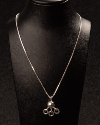 Ceabetbáddi/Halsband Silver