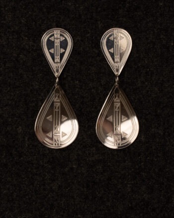 Bealljecikna/Örhänge Silver Stift