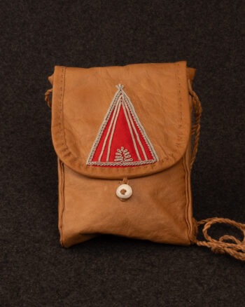 Mobilväska Renskinn Tennbroderi