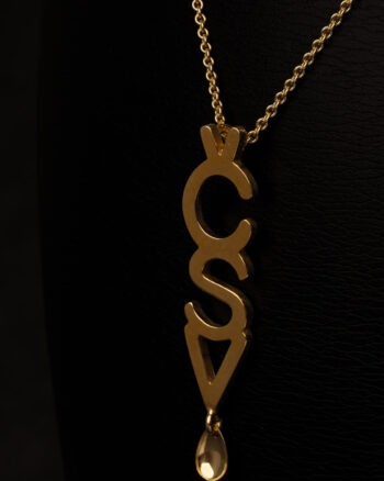 Halsband CSV Förgyllt Silver