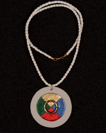 Halsband "Sápmi" Vit