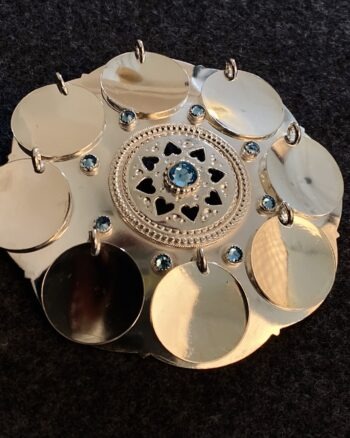 Silver Risku Brosch
