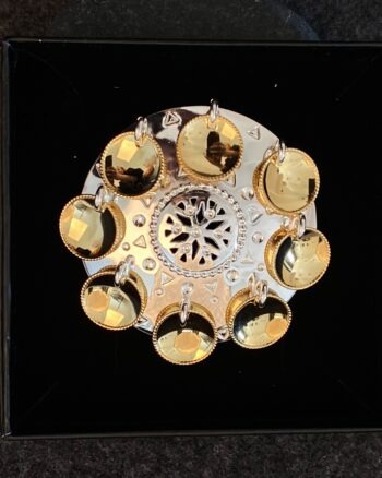 Muohta Risku Brosch Silver