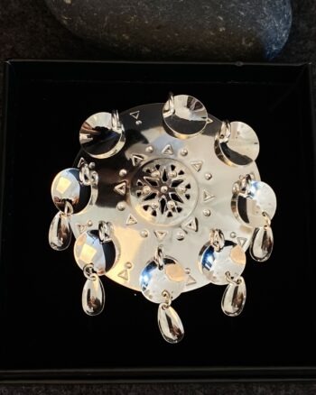 Muohta Risku Brosch Silver